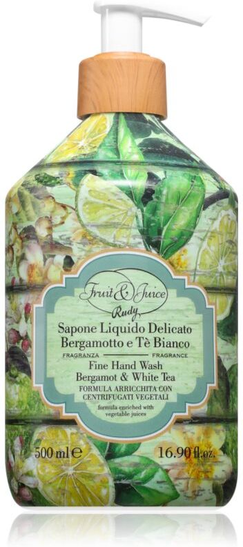 Rudy - Le Maioliche Bergamot & White Tea Fine liquid soap 500 ml