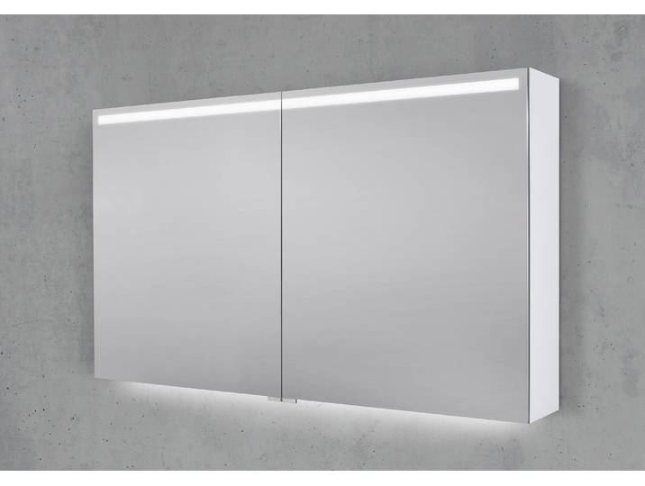 Spiegelschrank 120 cm integrierte MULTILIGHT-LED Lichtleiste