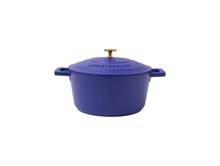 MasterClass gietaluminium braadpan (Ø24 cm) (4L) (lichtgewicht) - blauw