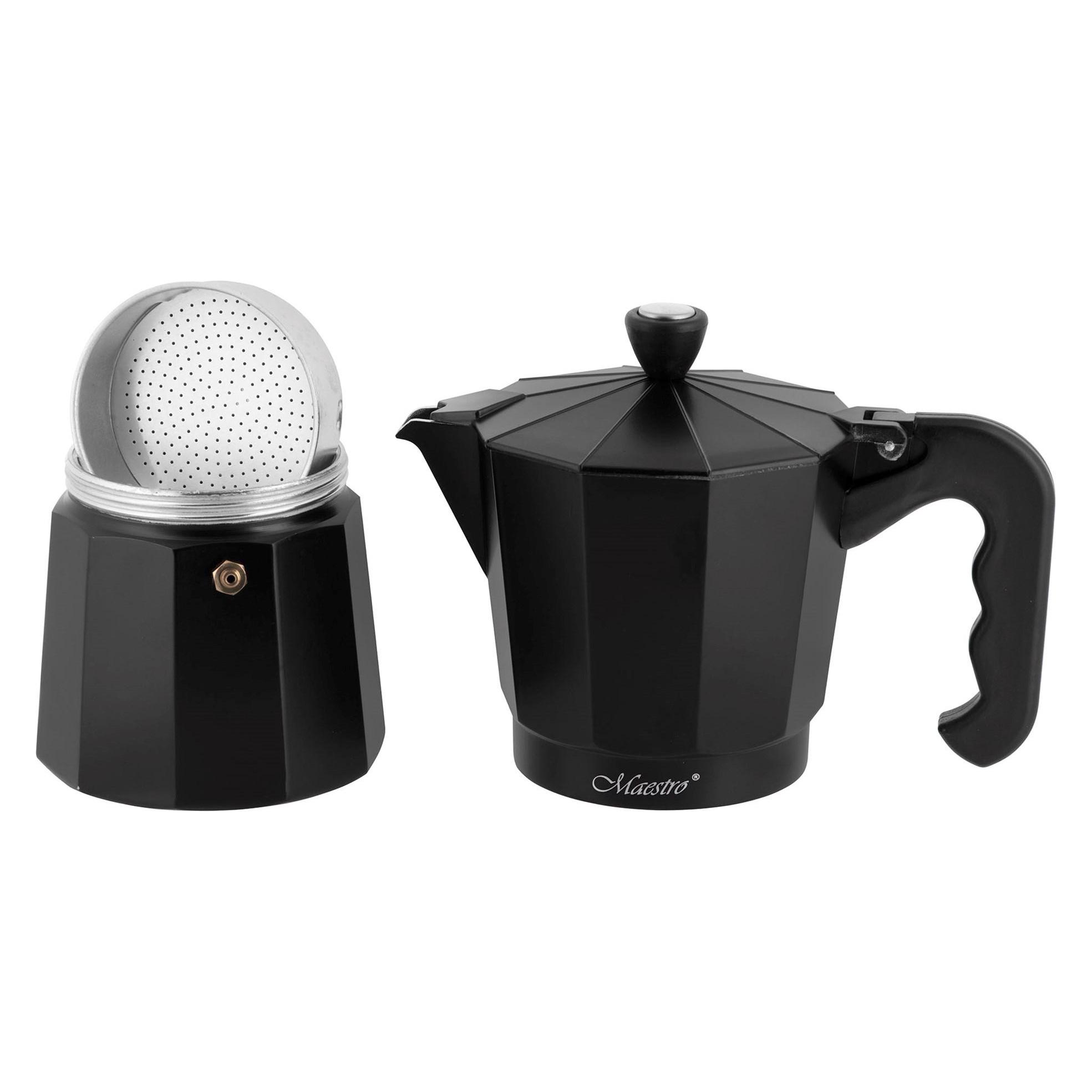 Maestro Kawiarka na 9 filiżanek MR-1666-9-BLACK (9 Tassen) (MR-1666-9-BLACK)