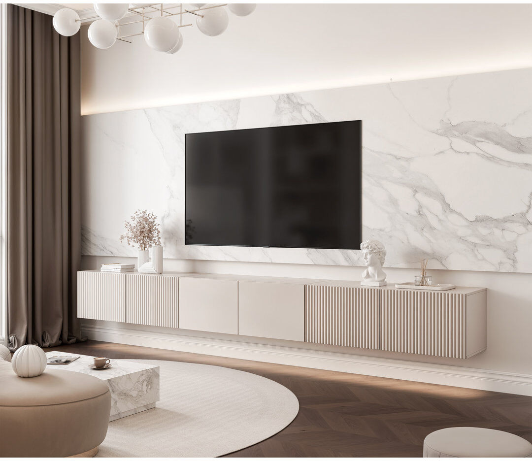 17 Stories TV Stand for TVs up to 88" Kaschmere 88"