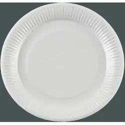 100 Pappteller rund 23 cm, KU23, 270610