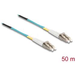 DELOCK 80151 - LWL Kabel, LC Duplex, Multimode OM3, 50 m