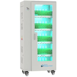 Good-Connections Tabletwagen ANTARES T65, grau, 65 Ladeplätze mit USB-A-Ausgang, mit UV-C-Desinfektion
