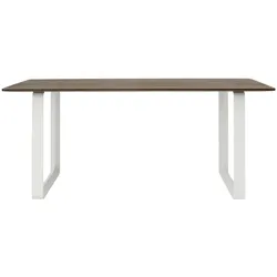 Muuto 70/70 Tisch, 170 x 85 cm, eiche massiv geräuchert / weiß