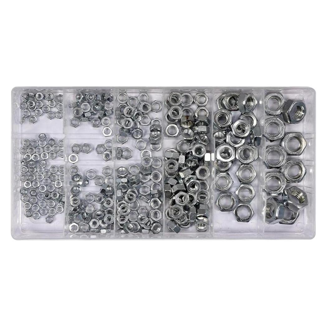 Yato 300 Pcs Nuts Assortment Metric (M10, M3, M4, M5, M6, M8) (YT-06772)