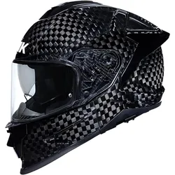 SMK Titan Carbon Solid, Integralhelm - Schwarz - L