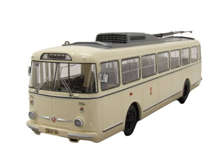 Premium ClassiXXs Modellauto Skoda 9TR Bus BVG Berliner Verkehrsbetriebe beige, Maßstab 1:43