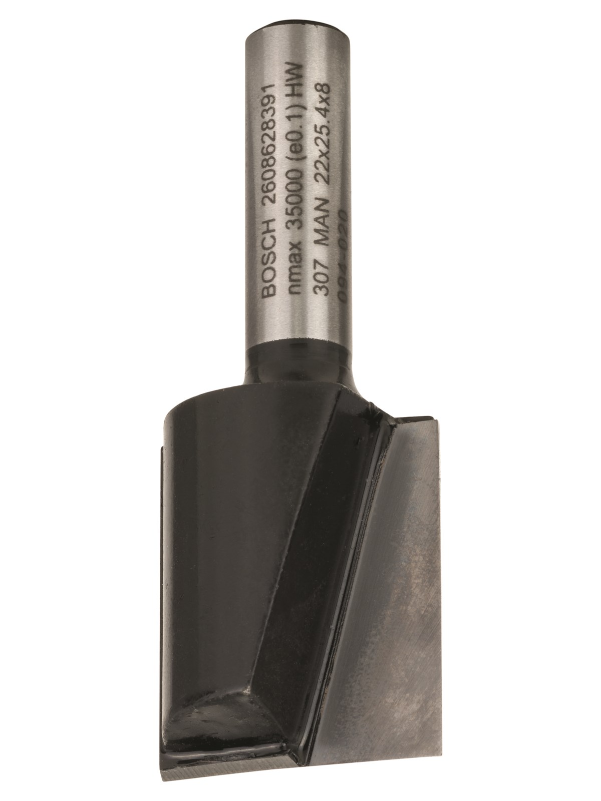 Bosch FRÆSER NOT 2 SKÆR HM 8 mm L 25 mm B 22
