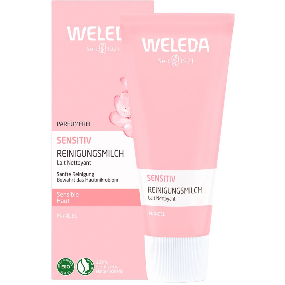 Weleda Sensitiv Reinigungsmilch Mandel 75 ml Milch