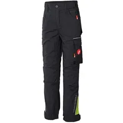 Magni, Arbeitshose, Kids-Cargoh. Performance schwarz/lime Gr. 158-164 FORTIS (158, 164)