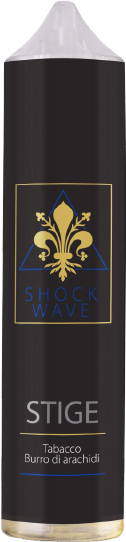Shock Wave Stige Liquido Shot 20ml Tabacco Burro Di Arachidi