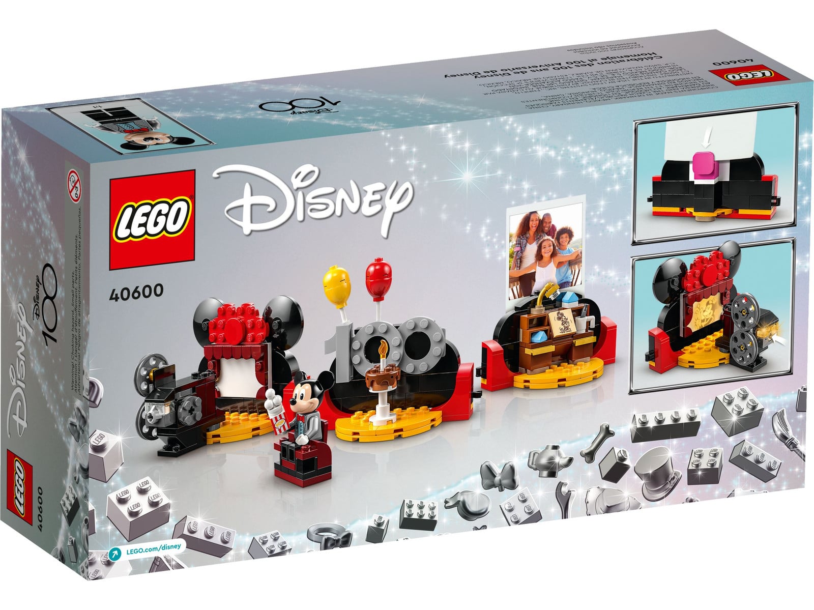 LEGO 40600 Ter ere van 100 jaar Disney Studios Promotionele Set