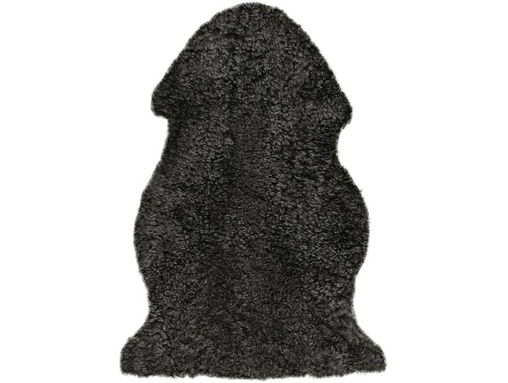 Fellteppich HEITMANN FELLE Lammfell Curly , schwarz (anthrazit, helle spitzen), B:60cm H:25mm L:100cm, Lammfell, Teppiche, Fellteppich, echtes Lammfell mit natürlicher Lockung, geschoren, weich & kuschelig