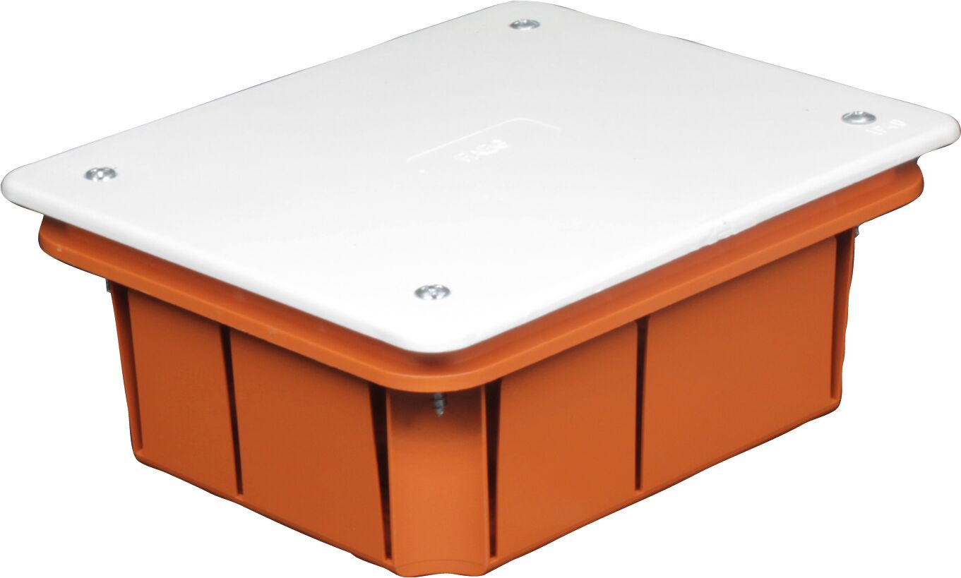 Faeg Cassetta Di Derivazione Da Incasso Muro 119x96x45 Con Coperchio E Viti Ip40  Fg10209