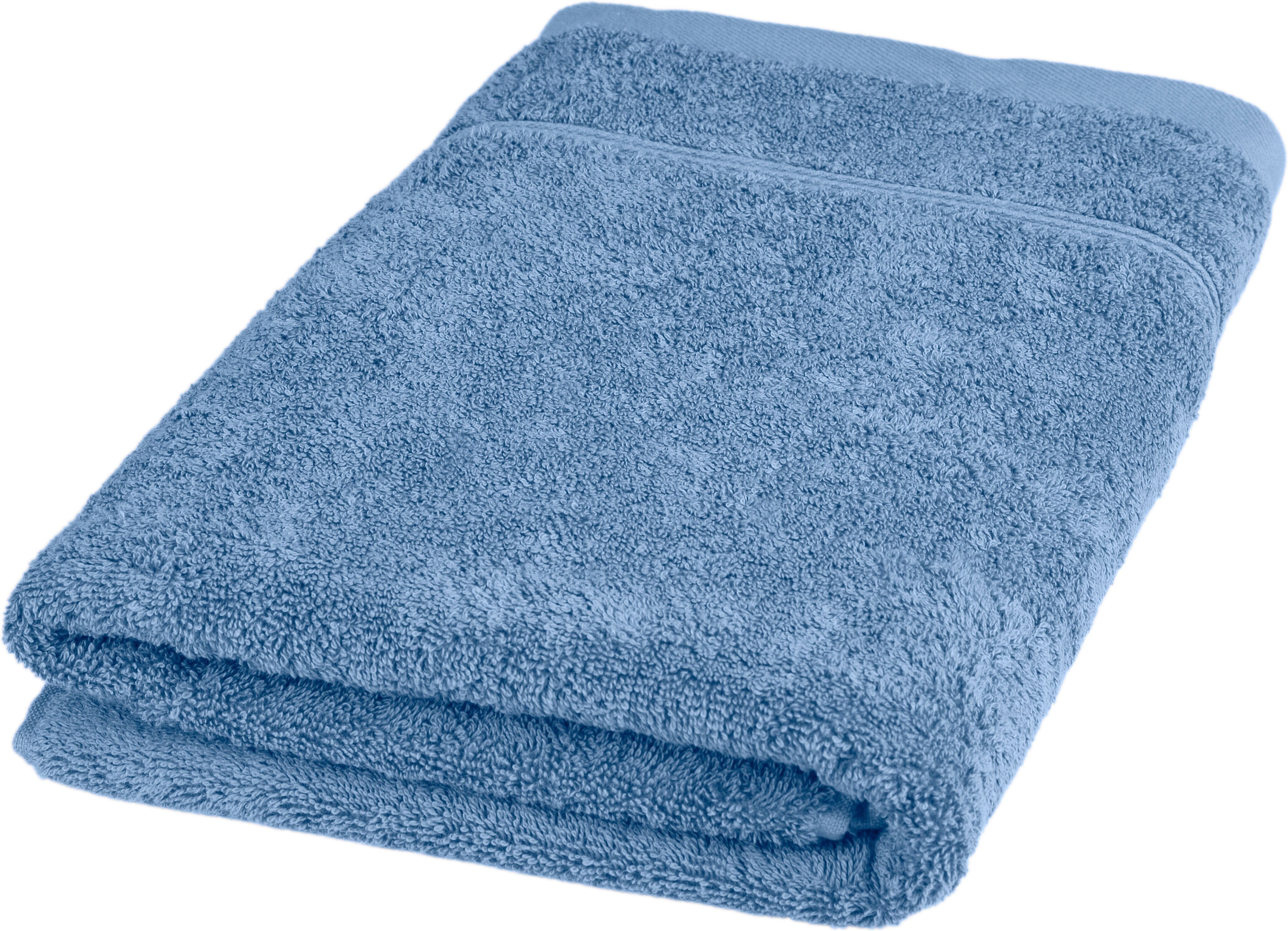Badetuch ROSS "Rubin", blau (kornblumenblau), B:70cm L:140cm, Frottier, Baumwolle, Handtücher, Badetuch, 100% Baumwolle kornblumenblau B/L: 70cmx140cm, 1 Stk., Frottier