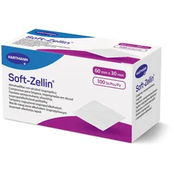 Soft-zellin Alkoholtupfer 30x60 mm 100 St