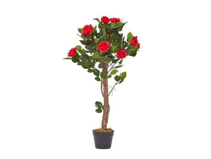 KUNSTBAUM Rosenstock rot, 90 cm