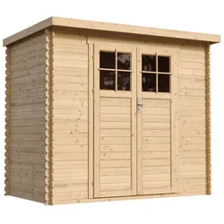 HOLZ-GARTENHAUS mit imprägniertem BodenB239xL142xH200 cm/ 2,63 m2 M310F+M310G
