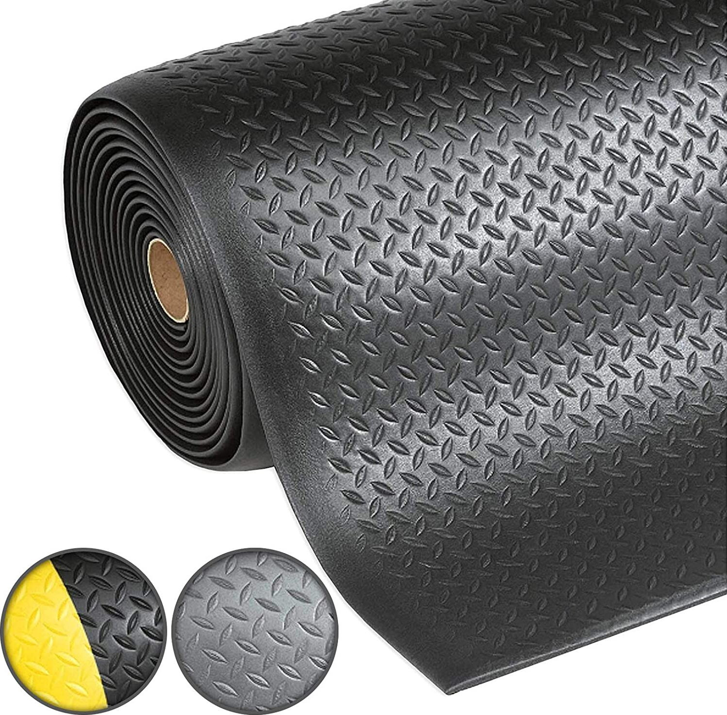 Antivermoeidheidsmat Dyna-Protect voor werkplekken, zwart, 60 x 300 cm