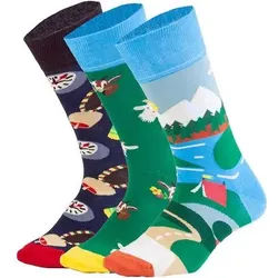 DILLY SOCKS Socken Swiss Alps, Größe 36/40 in Bunt Bunt