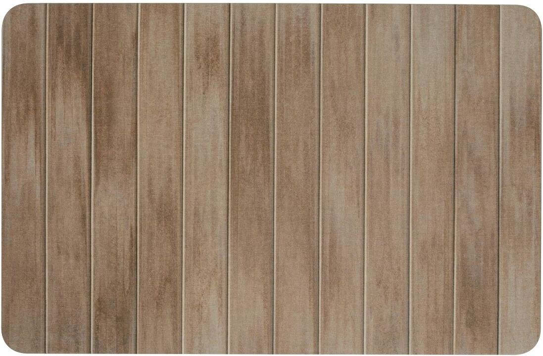 Badematte WENKO "Argiri 39 x 60 cm", braun, (39cm x 60cm ), Badematten, Badematte braun (39cm x 60cm )