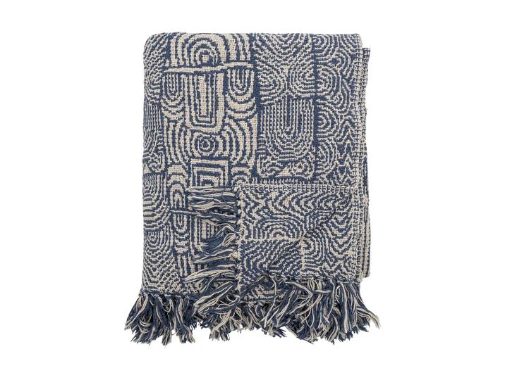 Bloomingville Plaid Bresso 130x160 cm Bleu