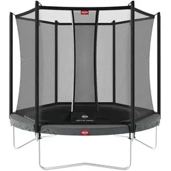 BERG Trampolin Favorit Regular 330 Grey mit AirFlow inkl. Sicherheitsnetz Comfort
