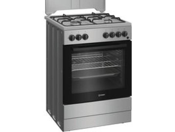 Cuisinière Gaz/Électrique Indesit I6G3PMS 73L 4 Brûleurs Gris