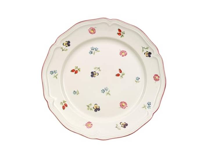 Villeroy & Boch Petite Fleur Assiette Petit-déjeuner\, 21 cm\, Porcelaine Premium\, Blanc/Multicolore