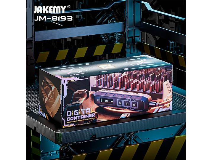 JAKEMY JM-8193 180-en-1 jeu de tournevis électriques sans fil de précision embouts magnétiques lunettes de téléphone portable outils de réparation électronique