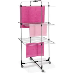 Metaltex Aliseo, Wäscheständer, Silber