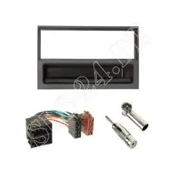 Autoradio 1-DIN Einbaurahmen Radioblende+Adapter Einbauset für Saab 9.5 (l) 1...