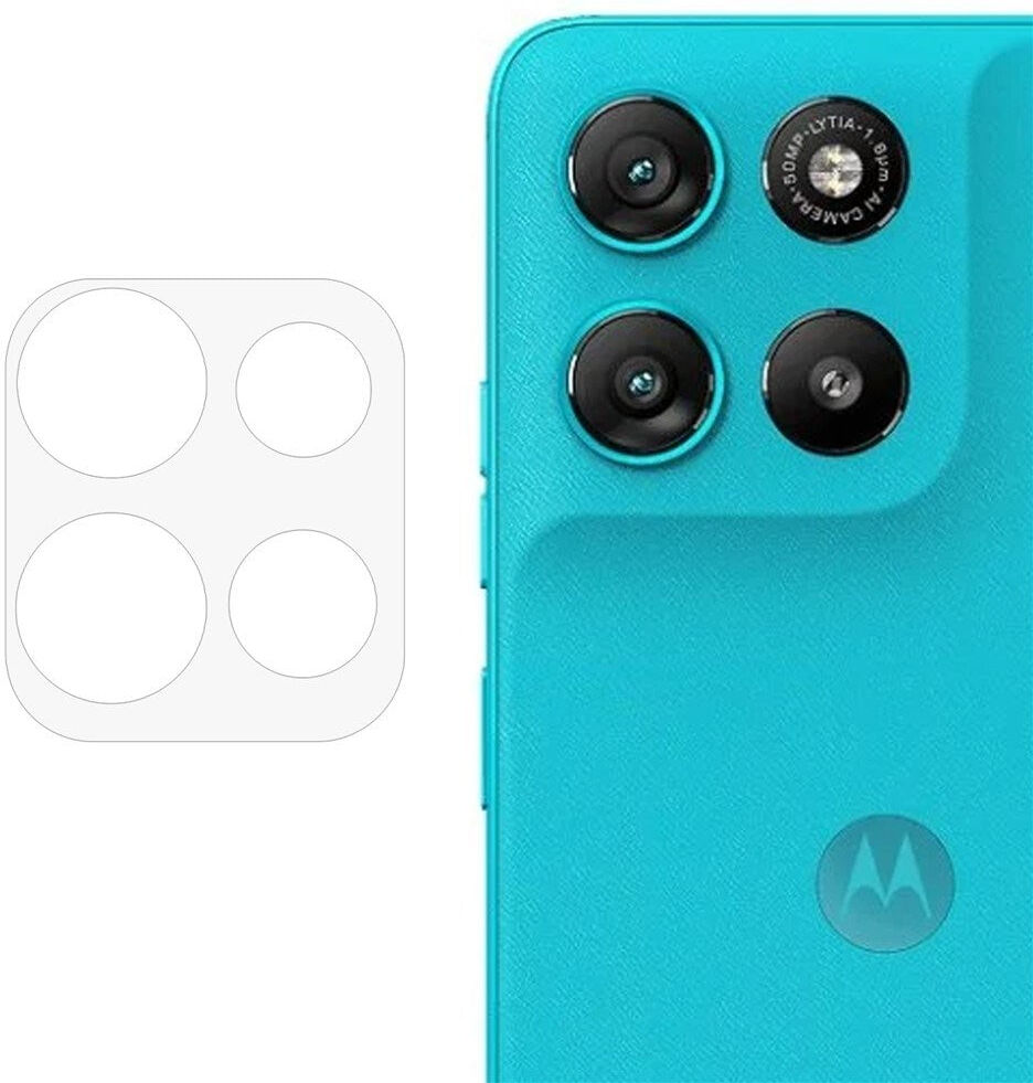 INCOVER Motorola Moto G67 Power Kameralinsebeskyttelsesglas - Gennemsigtig