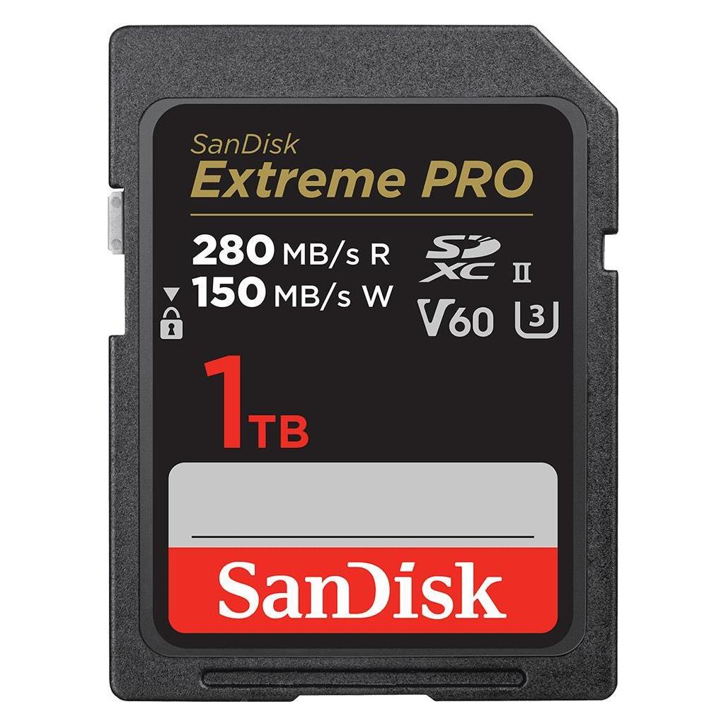 Sandisk Extreme PRO UHS-II V60 (1000 GB, SDXC, U3, UHS-II) (SDSDXEP-1T00-GN4IN)