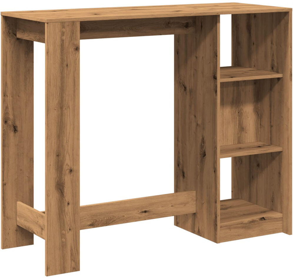 DEvidaxl 36-9 Rectangular Dining Table Artisan oak