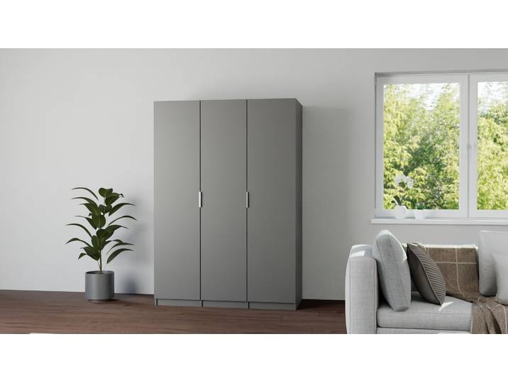 Armoire grise sur mesure Mélaminé premium Gris basalte