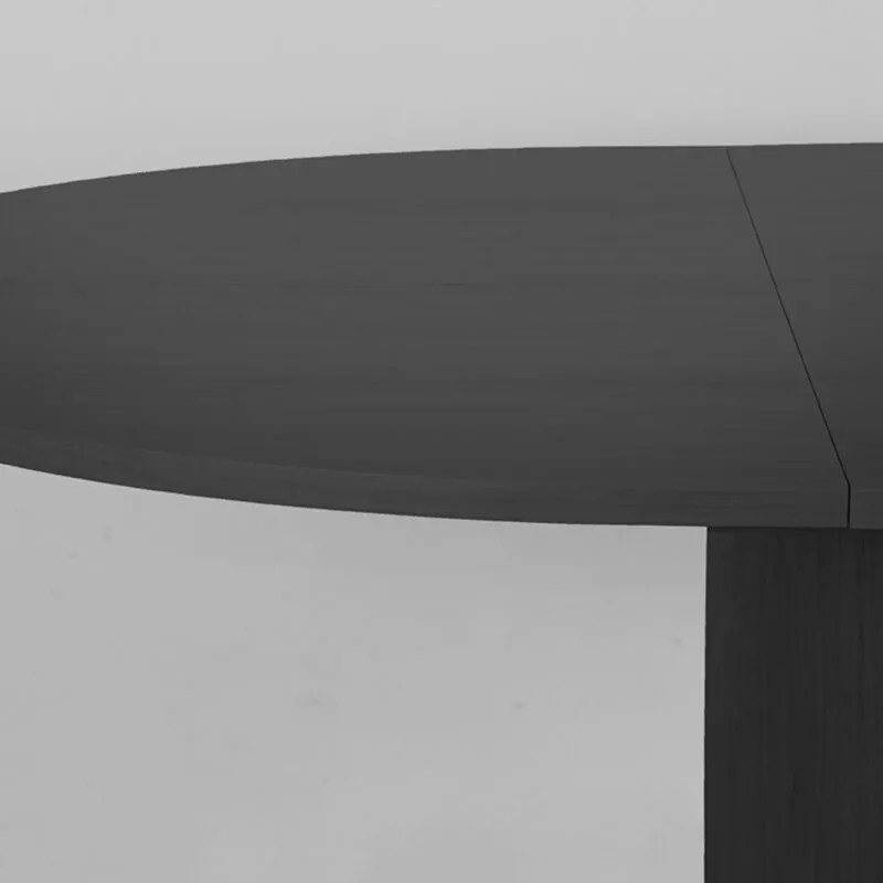 Label51 Eetkamertafel Oliva - Zwart - Eiken - Uitschuifbaar