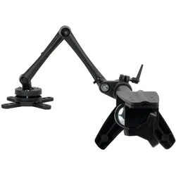 Eaton Full Motion Flex Arm Desk Clamp for 33,02cm 13inch to 68,58cm 27inch Monitors (Tisch, 27", 9.98 kg), Monitor Halterung, Schwarz