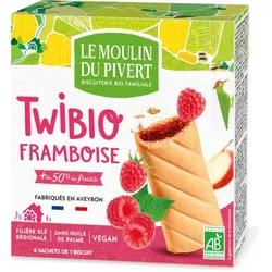 Le Moulin du Pivert Twibio Kekse mit Himbeerfüllung bio