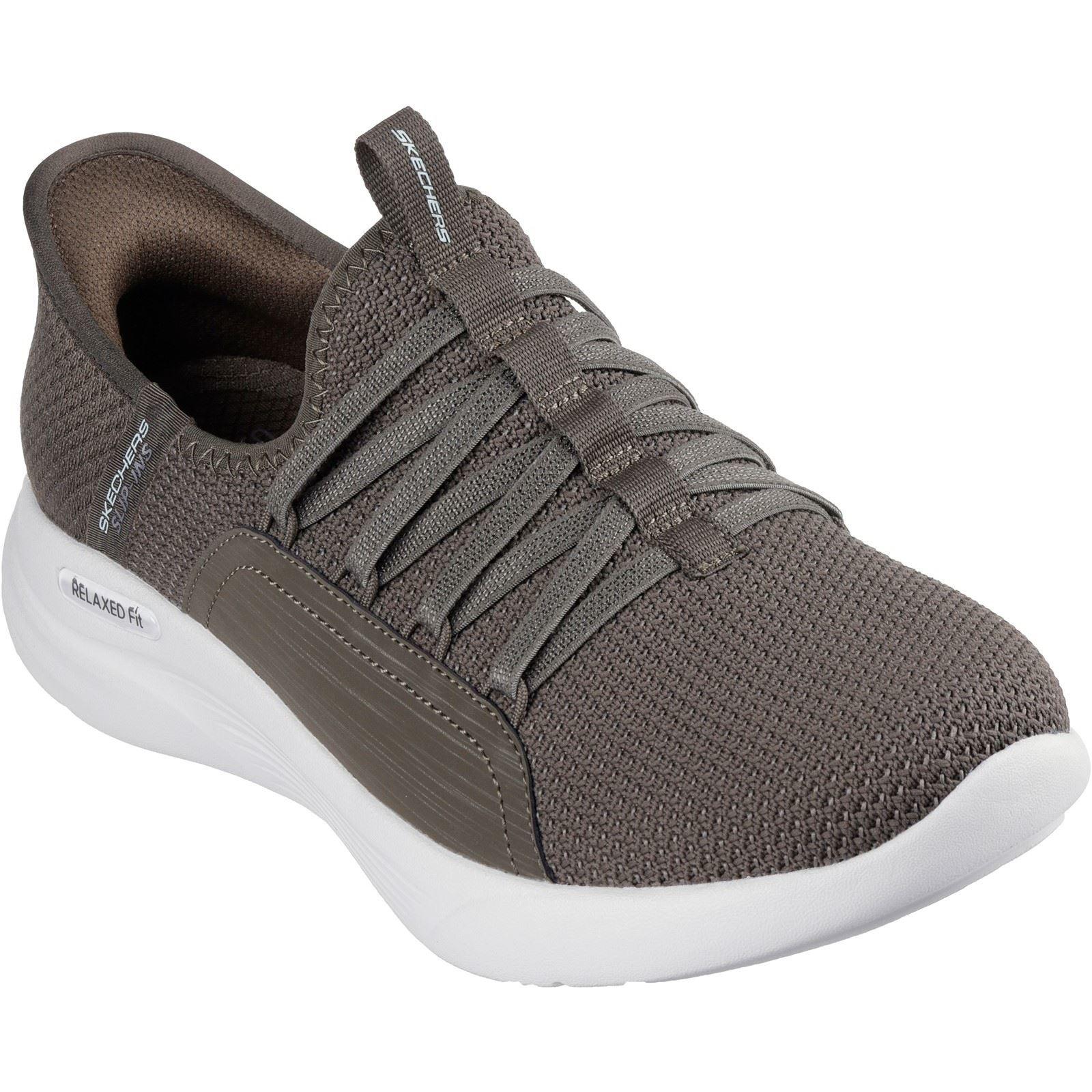 Skechers Relaxed Fit Sport Ballet Chic Textile Damen Olivgrüne Sneakers