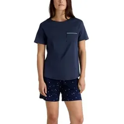 Calida Sweet Dreams Short Pyjamas Marine Baumwolle Small Damen