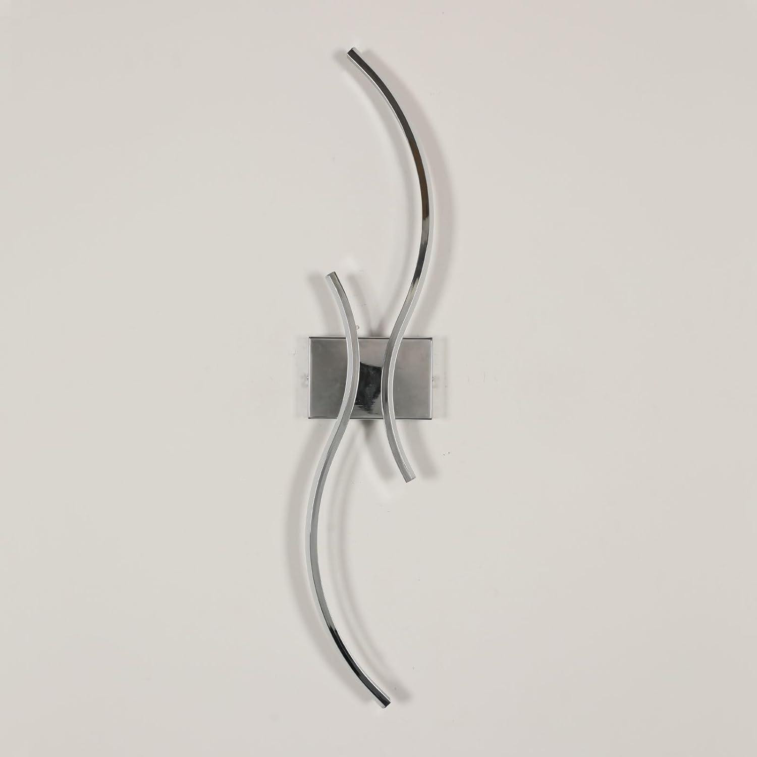 Comely LED Wandlamp, Chroom, 80 cm, Dimbaar, 32W