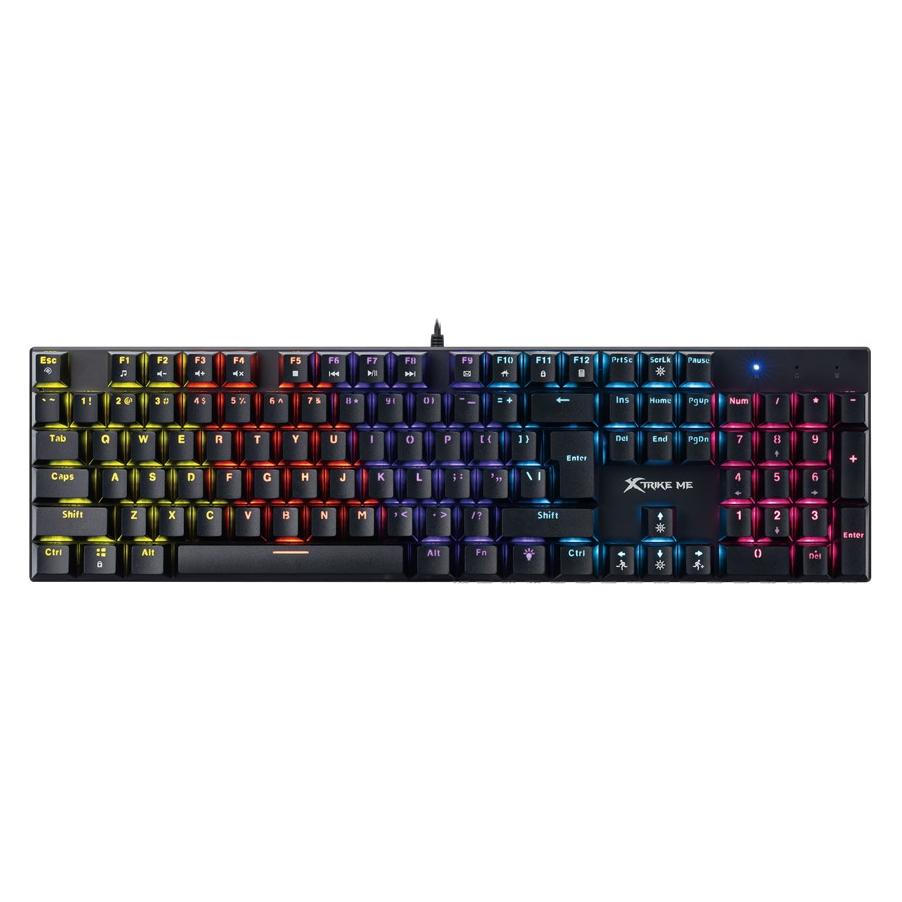 Xtrike Me Gaming Keyboard GK-803 EN black (US, Kabelgebunden) (GAM000060)