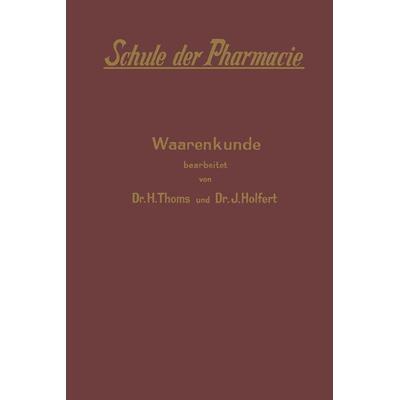 Schule der Pharmacie, Taschenbuch von , Springer Berlin, 978-3-662-01680-0