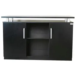 Jet-Line, Aktenschrank, Büro Aktenschrank Orly schwarz (140 x 43 x 85 cm)