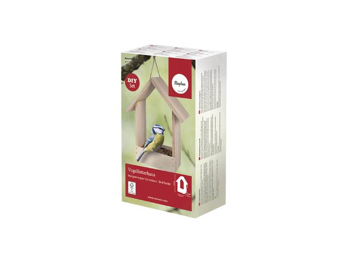 BP Vogelfutterhaus FSC Mix Credit, 19,5x9,8x25cm, Box 1Set