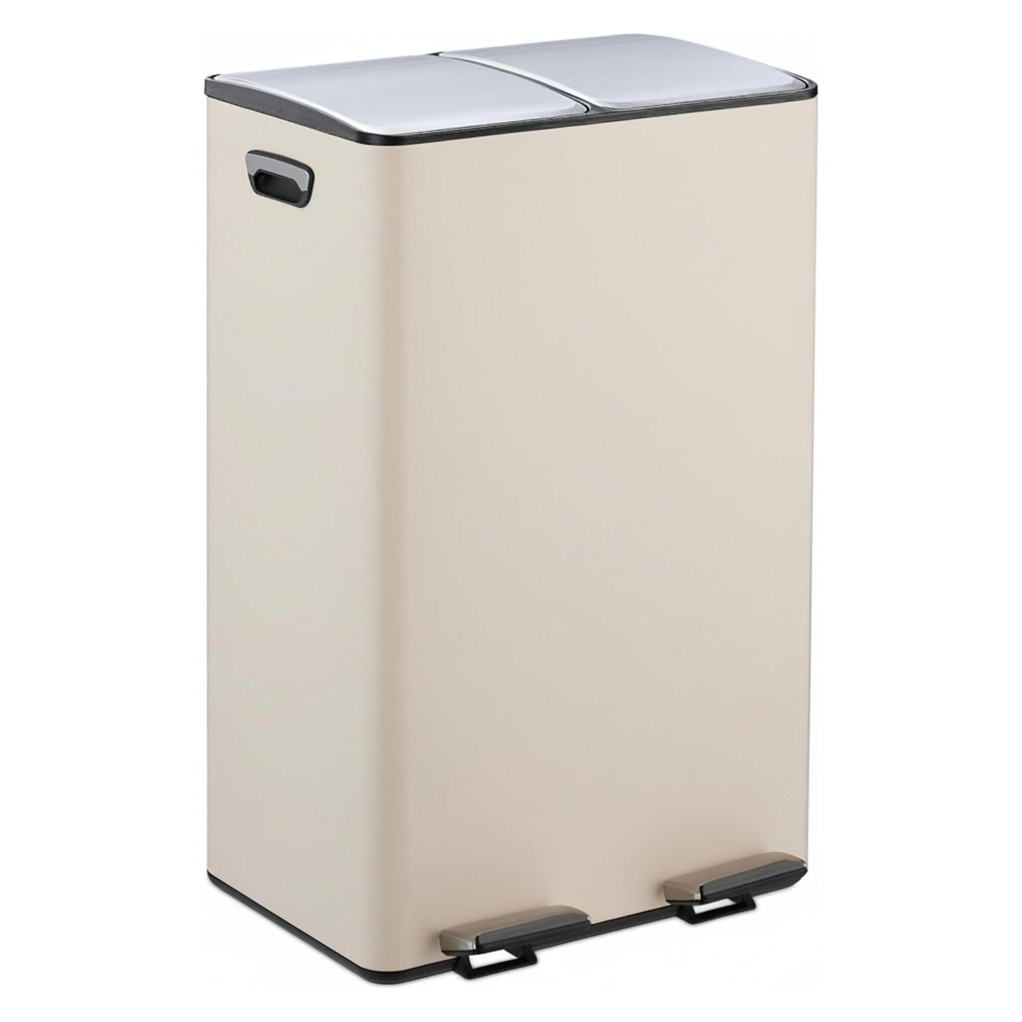 Relaxdays Mülleimer Küche 2x 30 Liter (30 l) (4052025862930)