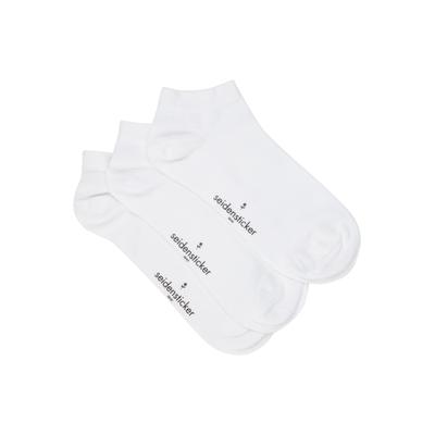 Socken SEIDENSTICKER "Schwarze Rose", Herren, Gr. 39-42, weiß, 78% Baumwolle, 20% Polyamid, 2% Elasthan, unifarben, Socken Socken