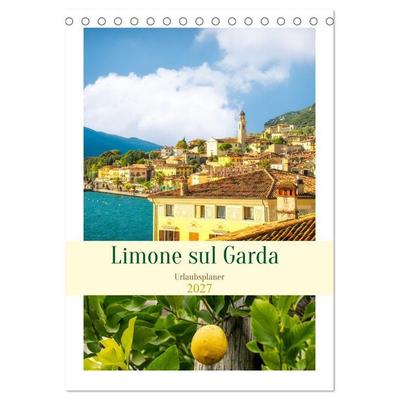 Limone sul Garda - Urlaubsplaner (Tischkalender 2027 DIN A5 hoch), CALVENDO Monatskalender